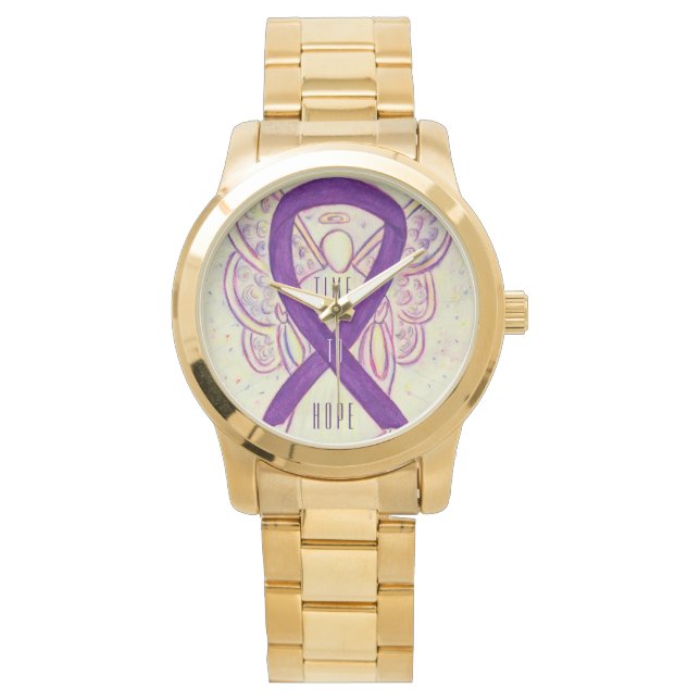 Montre Il est temps d'espérer une conscience violette rub (devant)