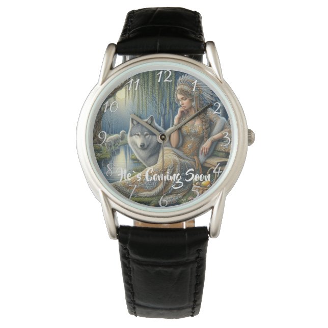 Montre IL VIENDRA BIENTÔT vieux arbre (devant)