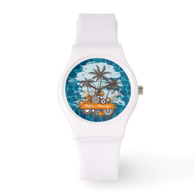 Montre Iles tropicales 1A Options de surveillance et de c (Recto)