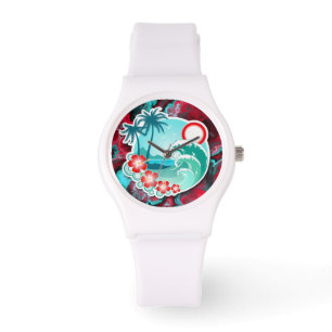 Montre Îles tropicales 6-1Options de veille et de chiffre