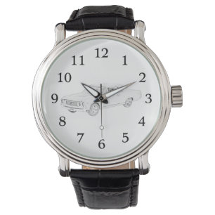 Montre Illustration Chevelle Chevelle noir et blanc