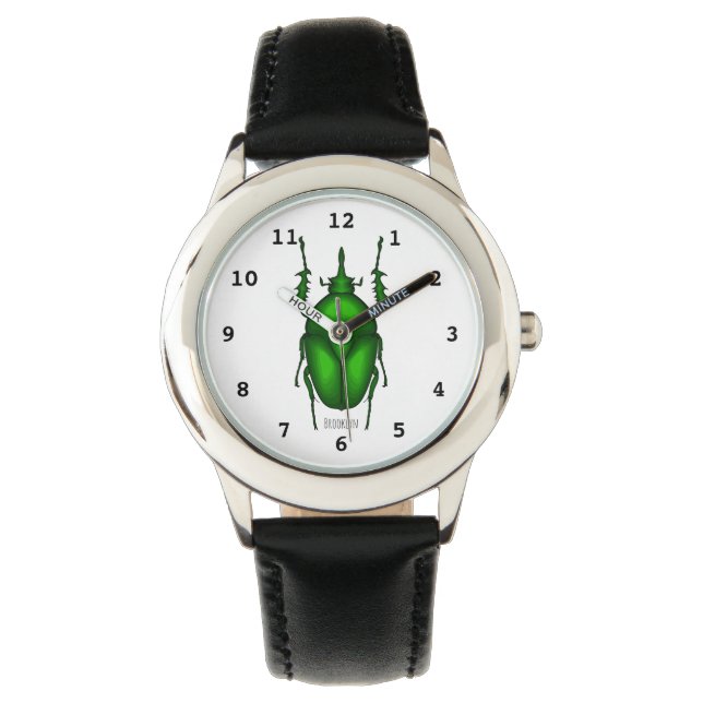 Montre Illustration de bug Mecynorhina torquata (devant)