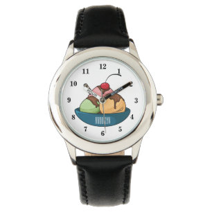 Montre Illustration de crème glacée