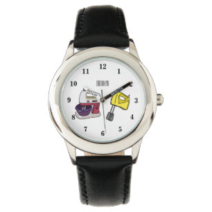 Montre Illustration de dessin animé de mélangeur
