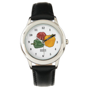Montre Illustration de dessin de Capsicum