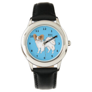 Montre Illustration de dessin pour chien de Papillon