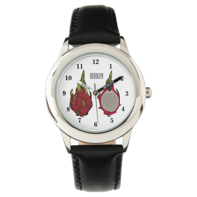 Montre Illustration de dragon fruit (devant)