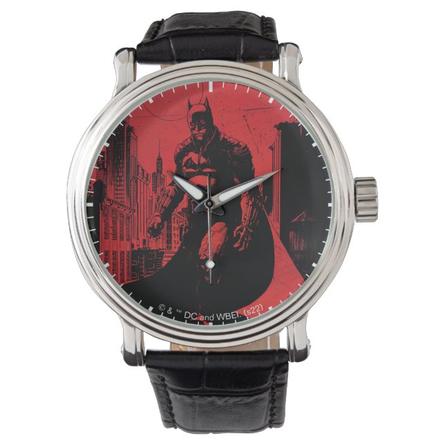 Montre Illustration de la bande dessinée de Batman (devant)