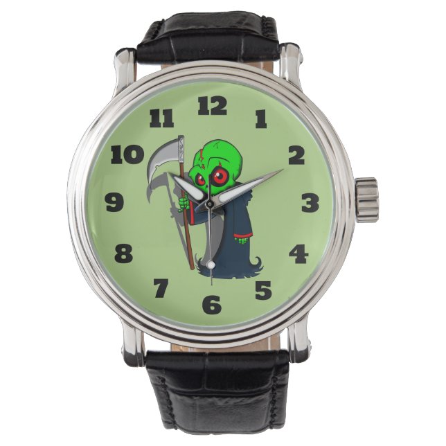 Montre Illustration de la faucheuse souriante Déplaisant  (devant)
