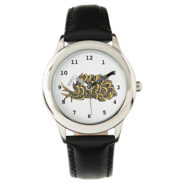 Montre Illustration de la feuille de limace de mer grillé (devant)