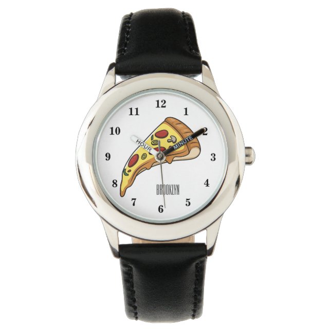 Montre Illustration de la pizza (devant)
