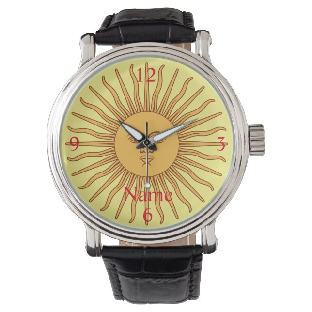 Montre Illustration de l'art face soleil Thunder_Cove (devant)