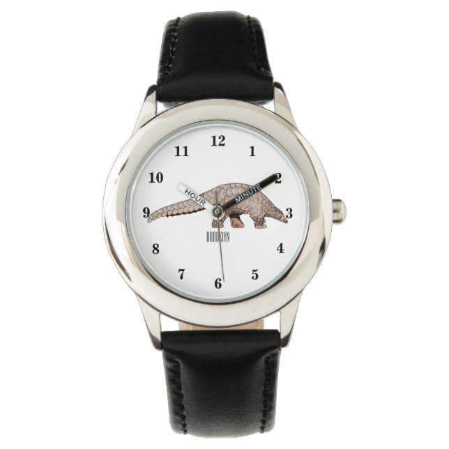 Montre Illustration de Pangolin (devant)