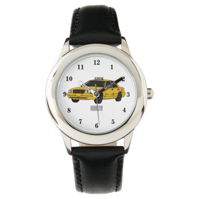 Montre Illustration de taxi (devant)
