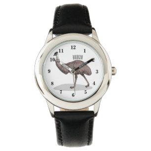 Montre Illustration d'Emu bird