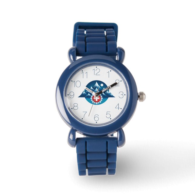 Montre Illustration des Alpes suisses (Recto)