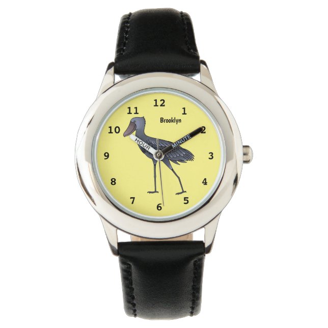 Montre Illustration d'oiseau de cordonnier (devant)