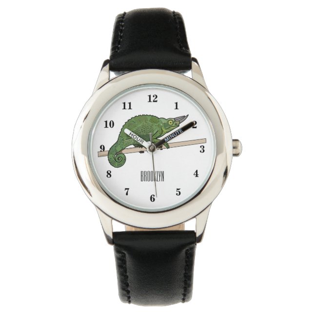 Montre Illustration du caméléon de Jackson (devant)