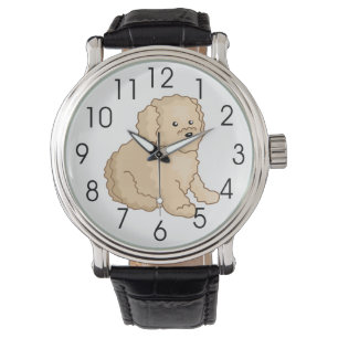 Montre Illustration du petit caniche à jouets