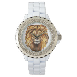 Montre Illustration du visage de lion