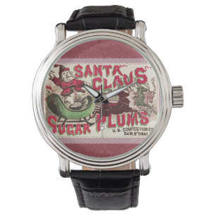 Montre Illustration Vintage du Père Noël