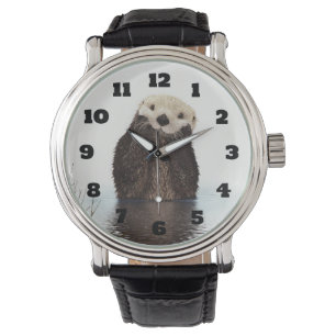 Montre Image de la faune de Cute Otter