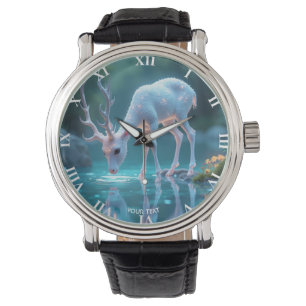Montre Imaginaire Bleu Bébé Boeuf Cerf