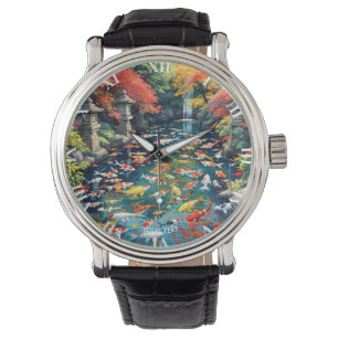 Montre Imaginaire Cute Koi Fish Pond
