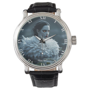 Montre Imaginaire Cute Lake Cygne Blanc