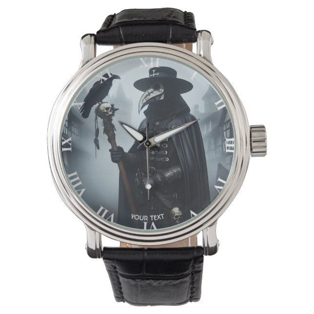 Montre Imaginaire mignon docteur Raven Town (devant)