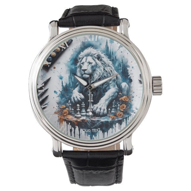 Montre Imaginaire mignon Échecs King Move (devant)