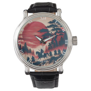 Montre Imaginaire mignon Samurai Sun Rising