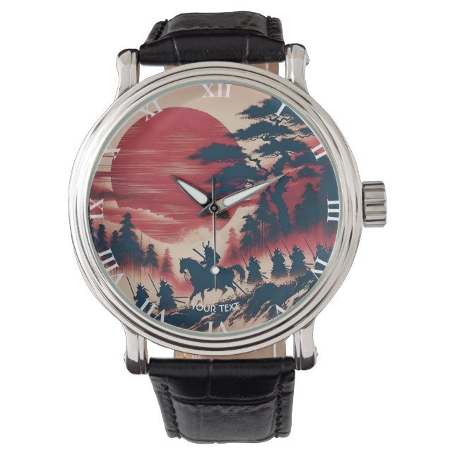 Montre Imaginaire mignon Samurai Sun Rising (devant)