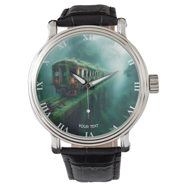 Montre Imaginaire mignon vieux train passé (devant)