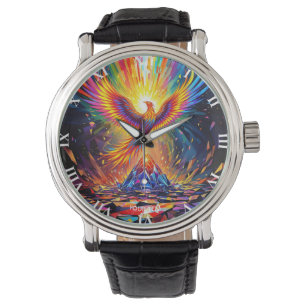 Montre Imaginaire Prisme mignonne Phoenix se lève