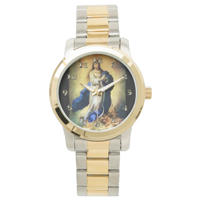 Montre Immaculée Conception de la Vierge Marie - Murillo (devant)