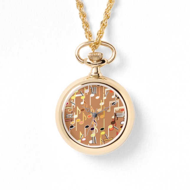 Montre Impression musicale - Caramel Tan, Multi (Recto)