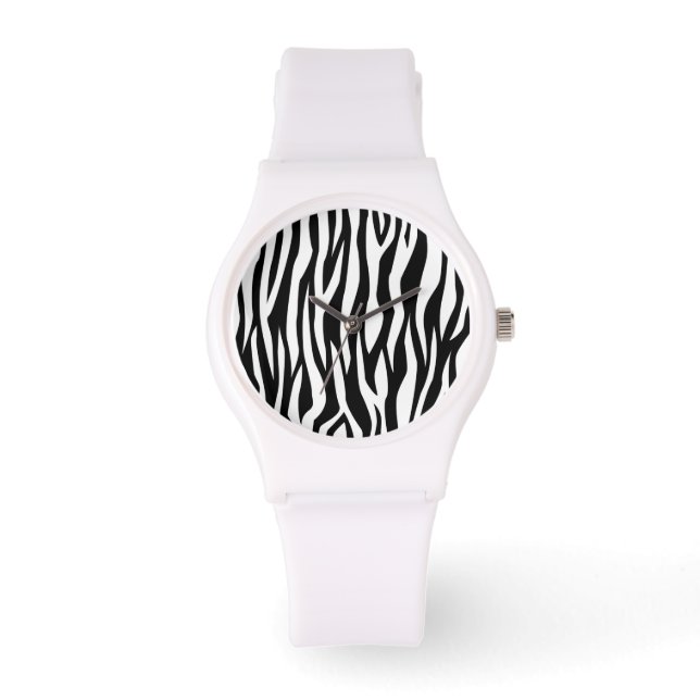 Montre Impression noire Zebra (Recto)