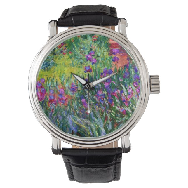 Montre Impressionnisme du jardin d'Iris (devant)