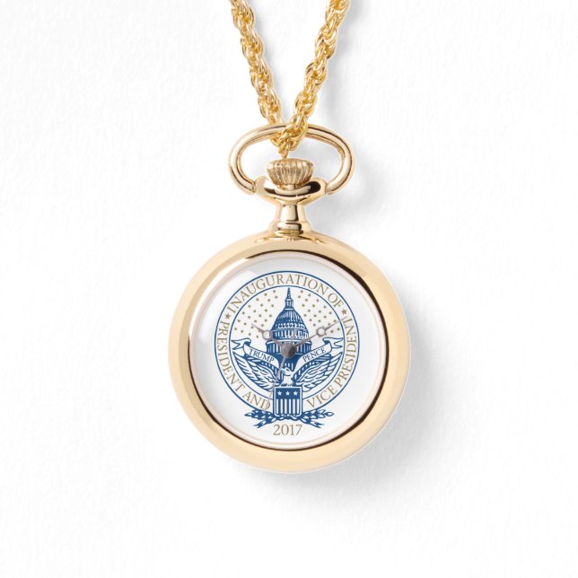 Montre Inauguration Donald Trump Mike Pence 2017 Logo USA (Recto)