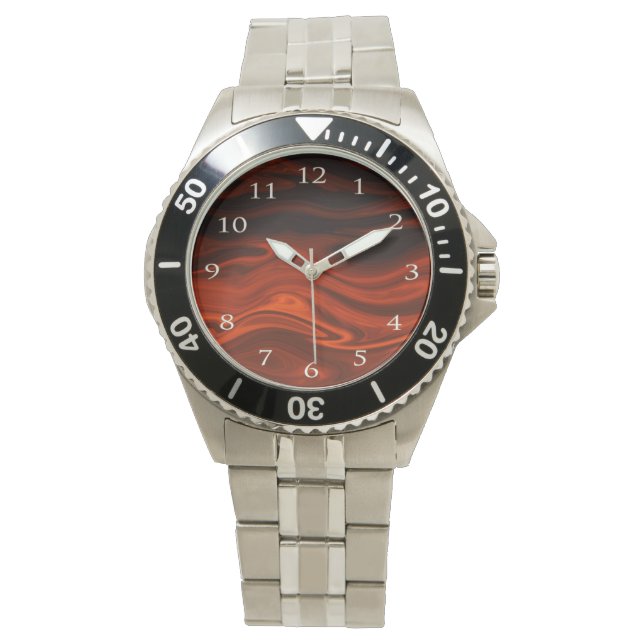 Montre Incendie liquide par Shirley Taylor (devant)