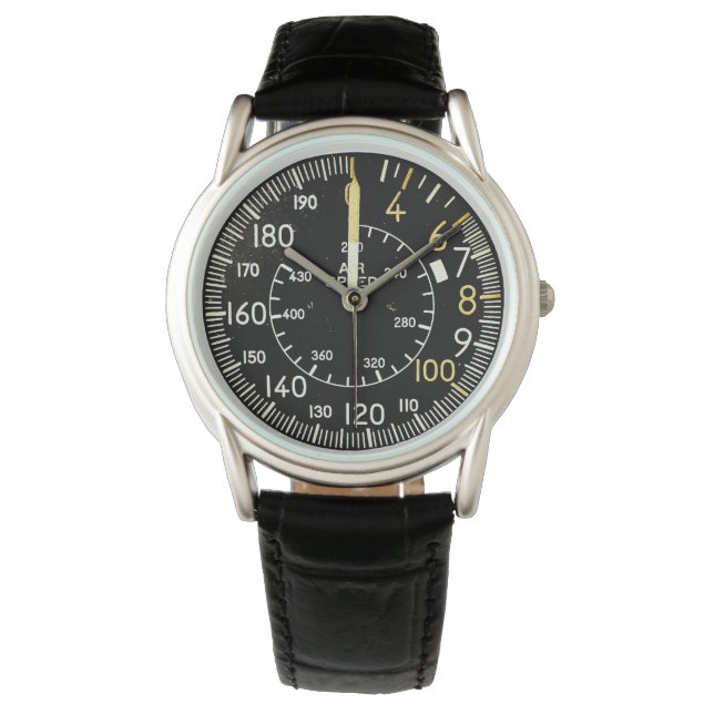 Montre Indicateur de vitesse aérienne d'avion classique (devant)