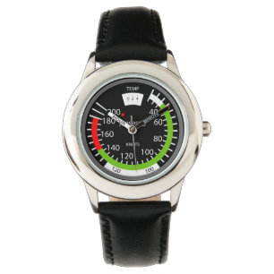 Montre Indicateur de vitesse verticale Geek de l'aviation