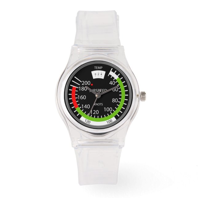 Montre Indicateur de vitesse verticale Geek de l'aviation (Recto)