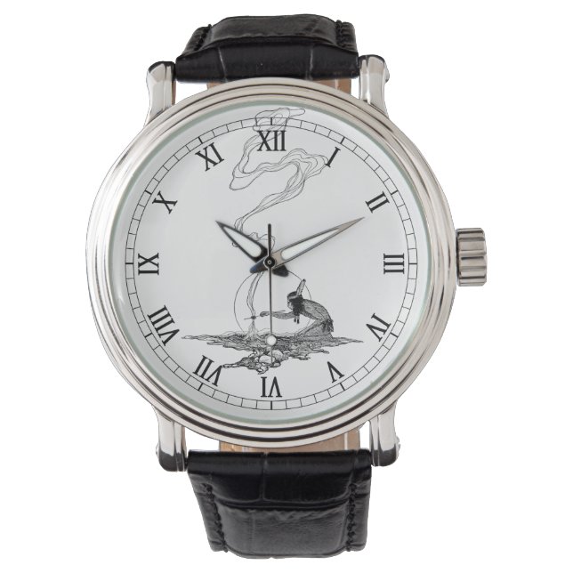 Montre Indien dans sa solitude par NC Wyeth Western Vinta (devant)