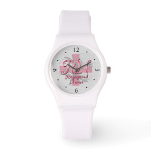 Montre Infirmier autorisé de RN, remous roses de croix