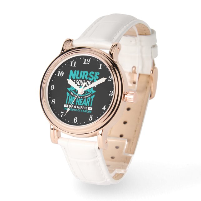 Montre Infirmière amusante (Angle)