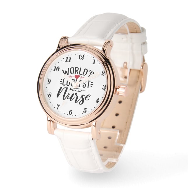 Montre Infirmière au monde amusant (Angle)