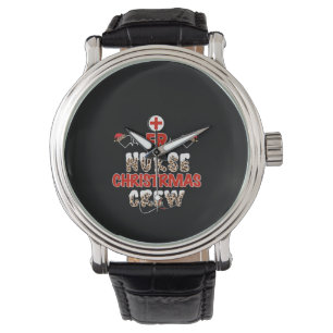 Montre Infirmière Cadeau Er Infirmière Équipage de Noël