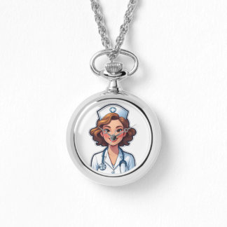 Montre Infirmière de style caricature - Joli héros Médica